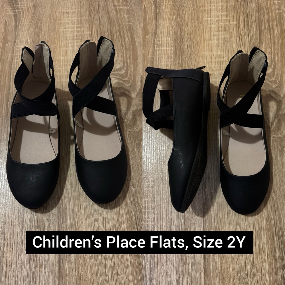 The Children's Place Black Dress Shoes for Kids